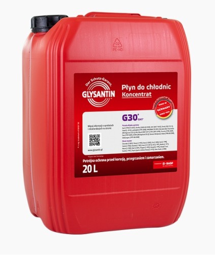 GLYSANTIN® G30® - 20 litrów - koncentrat płynu do chłodnic G12, G12+