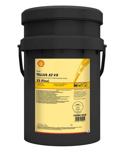 Shell Tellus S2 VX 32 - 20 litrów - olej hydrauliczny