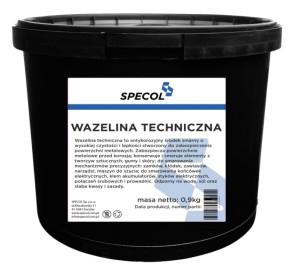 Wazelina techniczna niskotopliwa bezkwasowa - 0,9 kg - Specol
